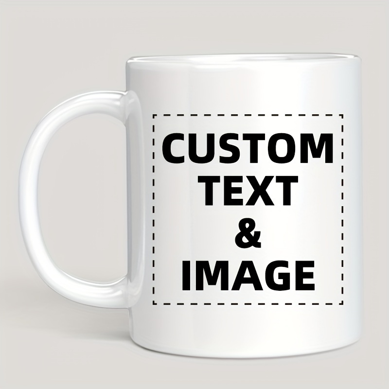 Sublimation Mug White - Personalisierte Foto- & Text-/Logo-Tasse - 11oz