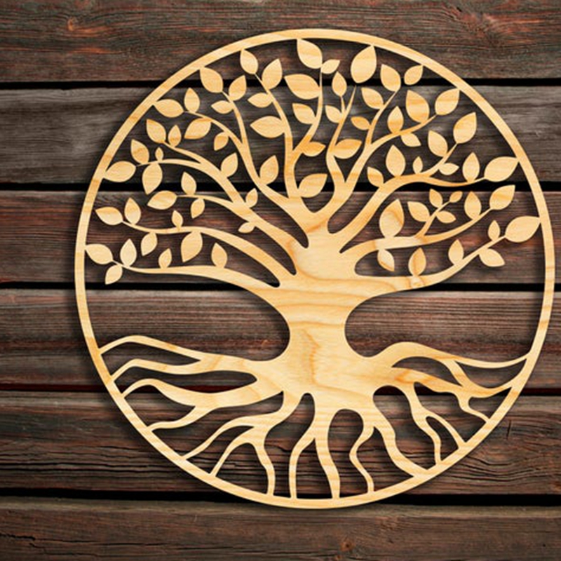 Door Mat Blank - 10 Stück Baum des Lebens Wanddekoration