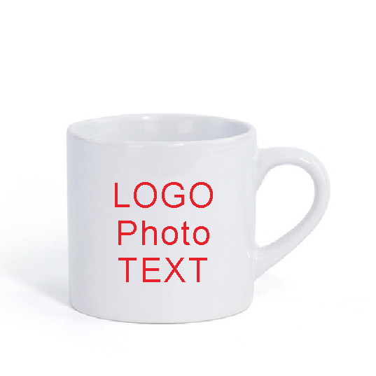 Sublimation Mug White - 175ml Kleine Kaffeetasse DIY LOGO Foto
