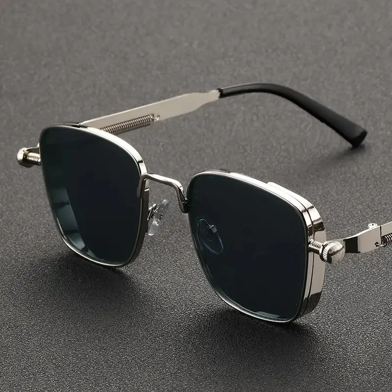 Herren-Sonnenbrille im Vintage – Metal Photo Panel Bewertung und Preis