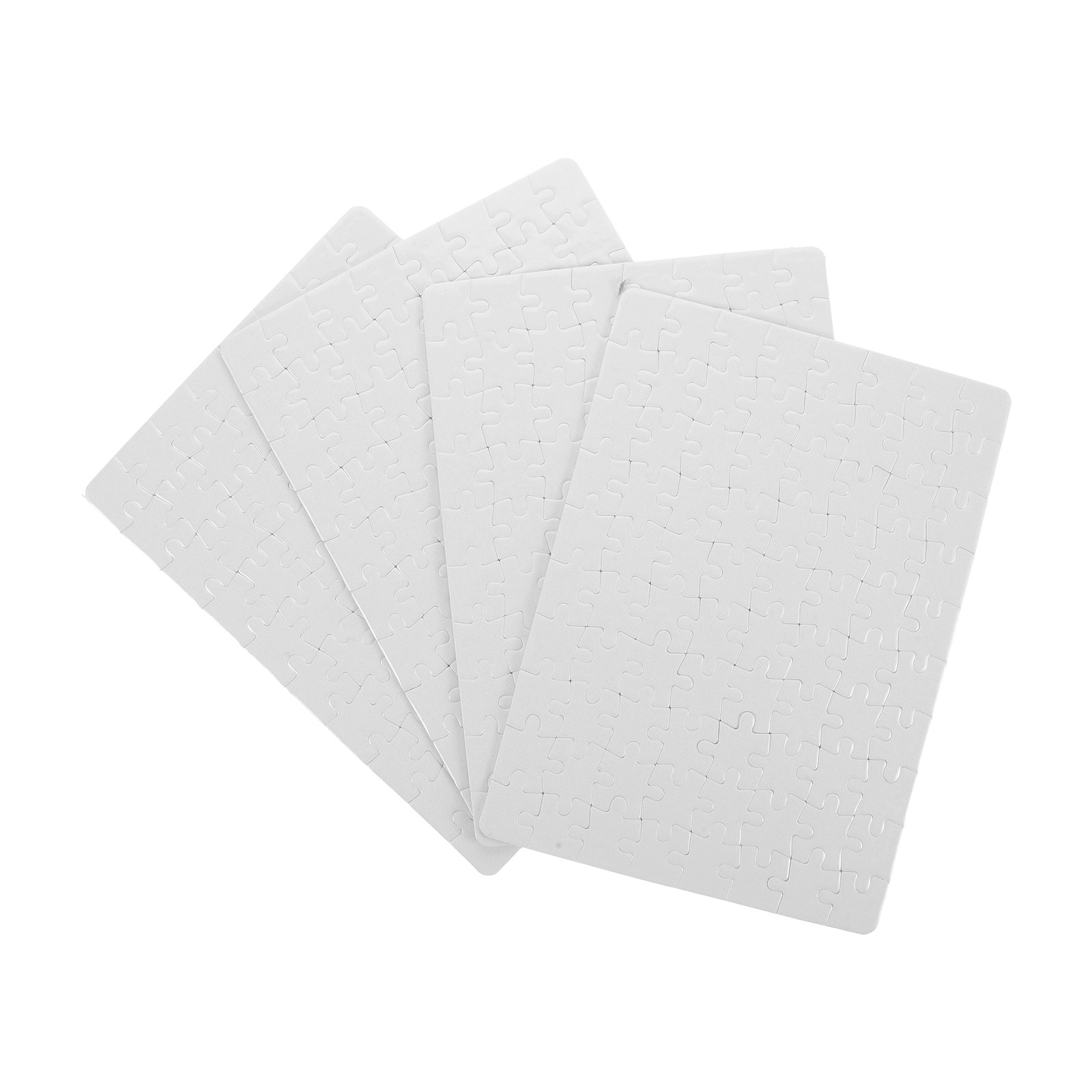 4 Blatt leere Puzzleteile für  – Puzzle Blank White Bewertung und Preis