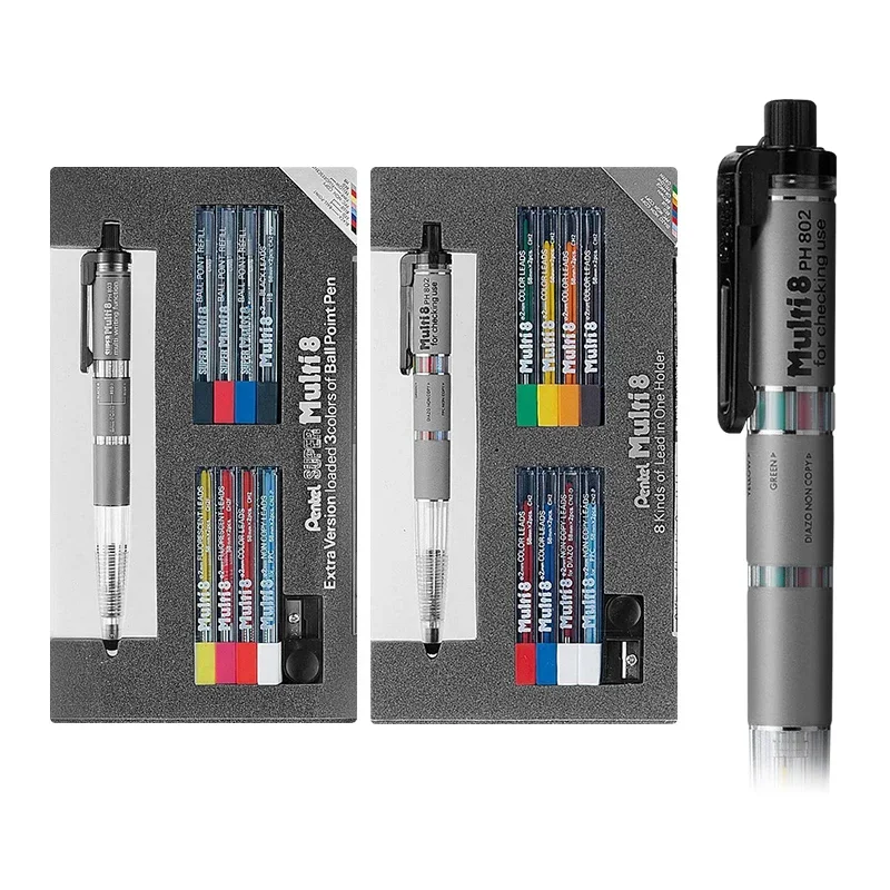 Japan Pentel Multi+8 Druckblei – Pentel Pen Energel Bewertung und Preis