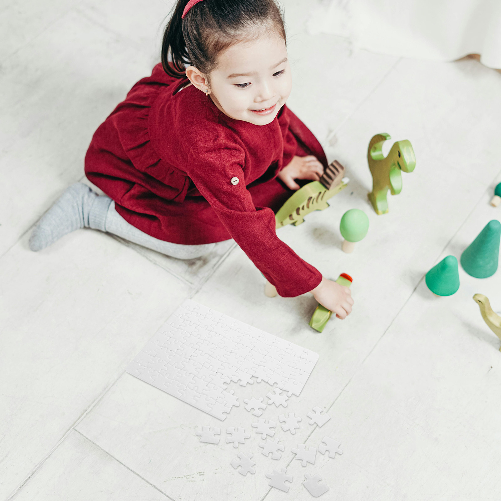 Weißes Puzzle-Brett-Set – 4 Bl – Puzzle Blank White Bewertung und Preis