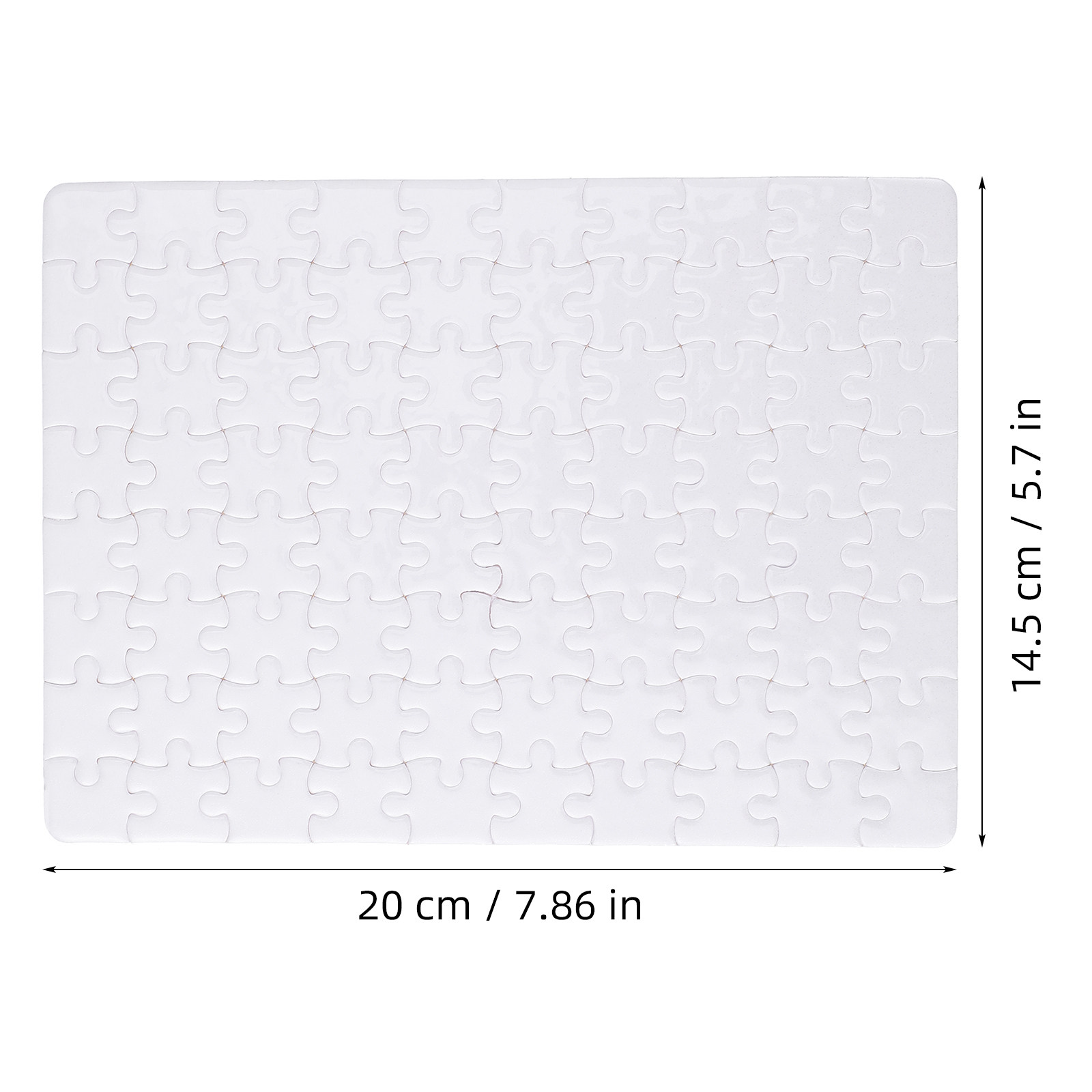 4 Blatt leere Puzzles für Subl – Puzzle Blank White Bewertung und Preis